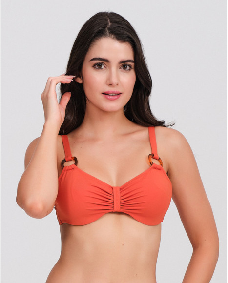 Top bikini mujer detalle...