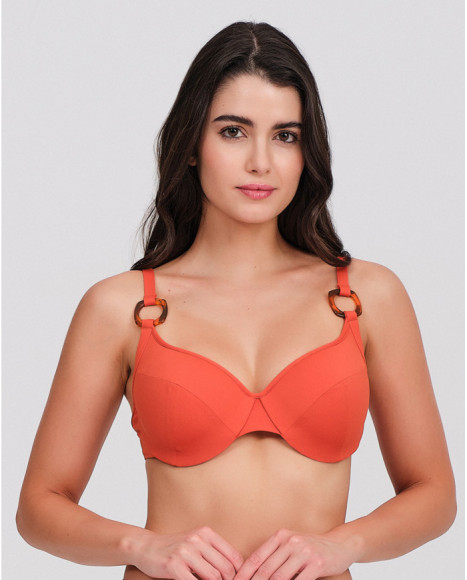 Top bikini mujer con aros...