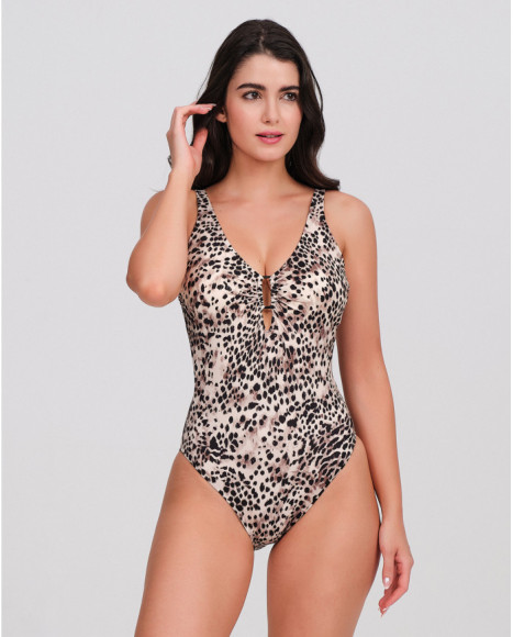 Bañador mujer escote v...