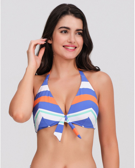 Top bikini mujer cuello...