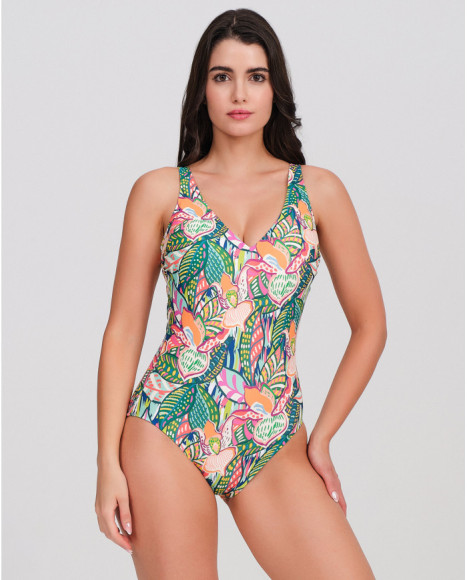 Bañador mujer escote pico...