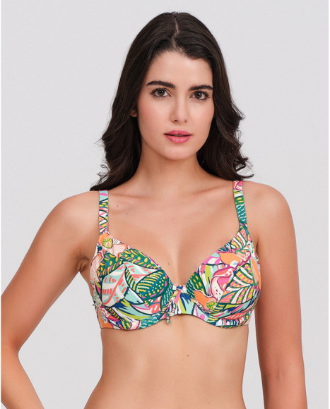 Top bikini mujer estampado...
