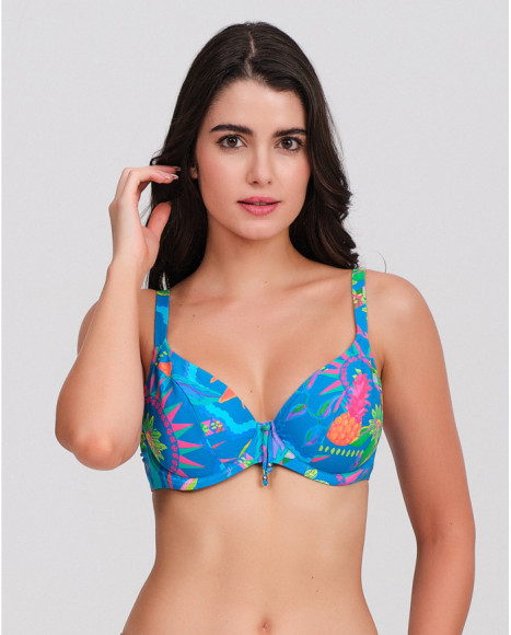 Top bikini mujer con aros...