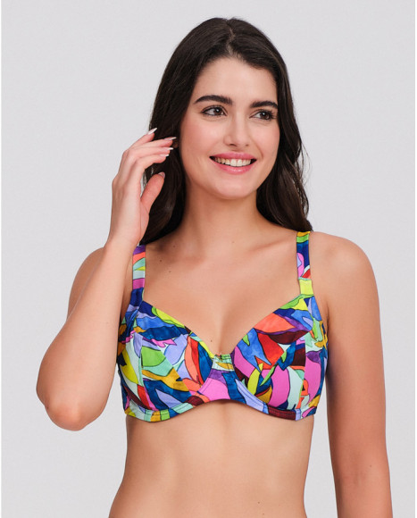 Top bikini mujer con aros...