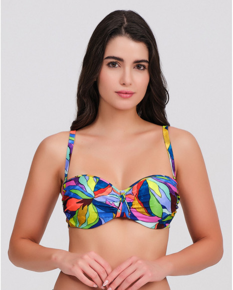 Top bikini mujer aros...