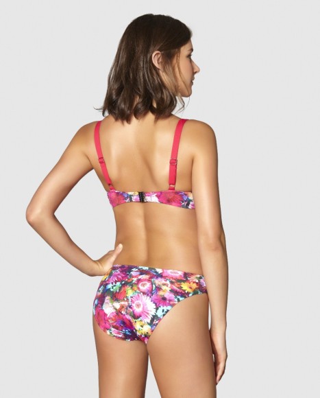 Top bikini corte sisa capacidad con aro y refuerzo bajo pecho Nirvana