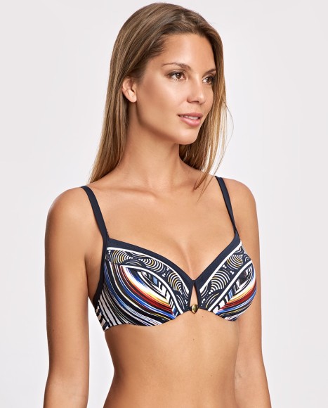 Top bikini corte sisa capacidad con aro Maui