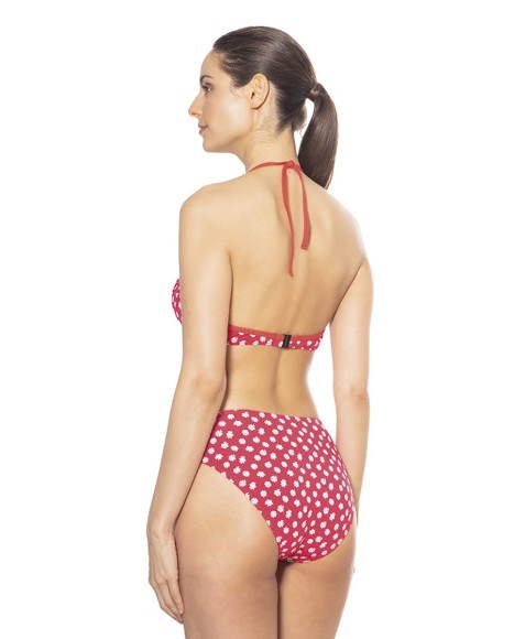 Braga bikini cintura v estampada Daisy