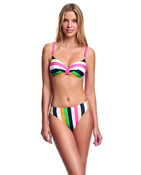 Top bikini copa básica con aro Melasti