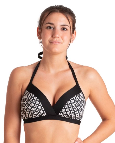 Top bikini triangular con foam Creta