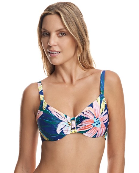 Top bikini corte sisa capacidad con aro Hawaiian