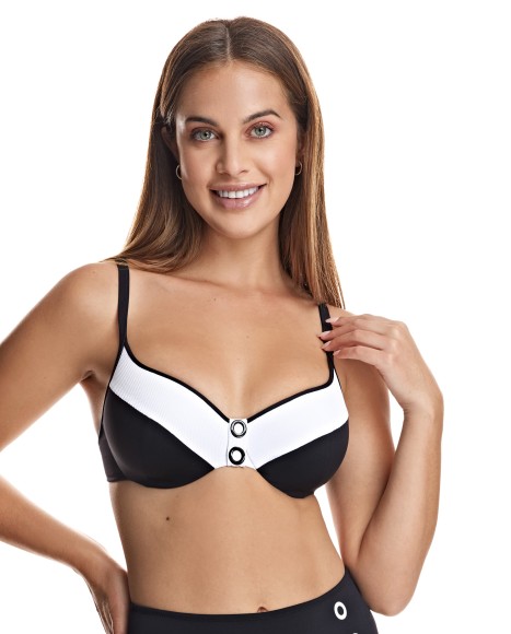 Top bikini capacidad con copas y aros Capri