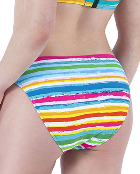Braga bikini clásica estampado multicolor Watercolor