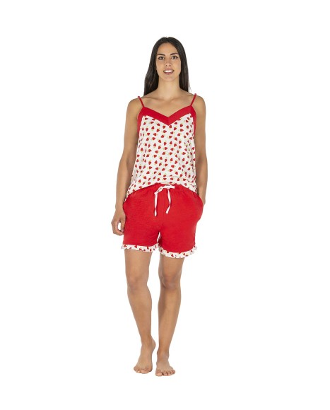 Pijama mujer tirantes Strawberry fields