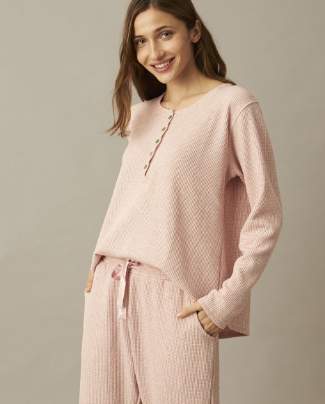 Pijama mujer punto suave Pink | & Bikini