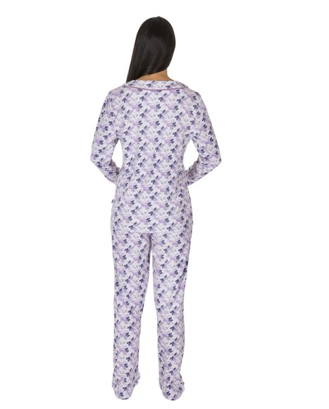 Pijama mujer interlock Winter fields