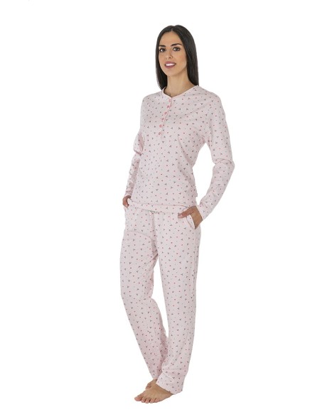 Pijama mujer algodón dos...