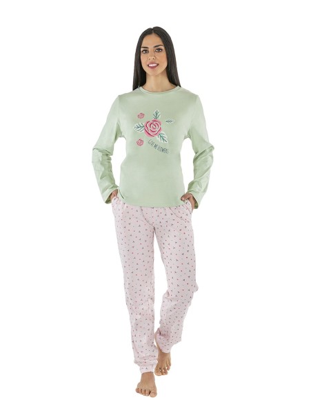 Pijama mujer algodón Bed of roses