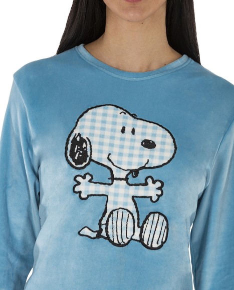 Pijama mujer terciopelo Snoopy
