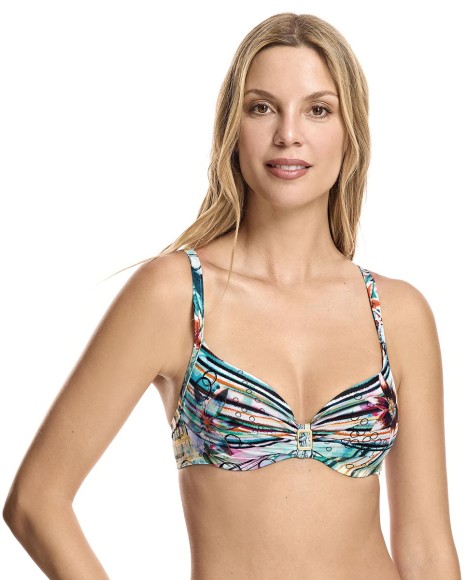 Top bikini copa básica con aro Sirena